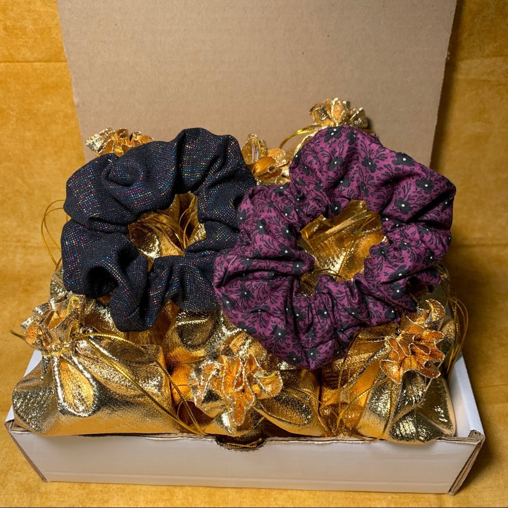 Scrunchie 12 Day Advent Calendar Dark Colors